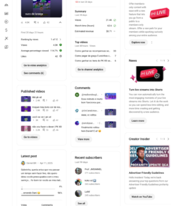 Canal 9k Monetizado Gamer, disponível pra negócio 🫱🏼🫲🏻