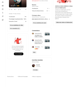 Canal com 78,4 mil inscritos | Desmonetizado de 2017