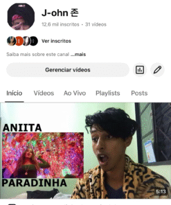 Canal com 12,6 mil inscritos do ano 2017 Disponível pra venda, Sem aviso e sem strike !