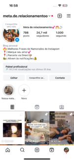 Instagram Perfil de relacionamentos com 24,6 mil seguidores - Imagem 2