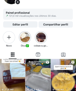 Instagram receitas e fit 78k de seguidores, stories 5k , zero restrição, 💯 % organico, valor promocional de 3800 por apenas 2197