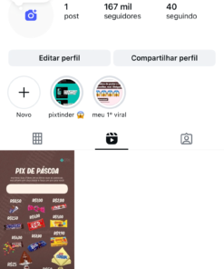 Instagram 166 mil seguidores reais e orgânicos (perfil reativado de influencer) alguns famosos seguem