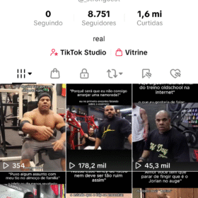 Conta Tiktok com 8,5K Seguidores e +1Milhão de curtidas