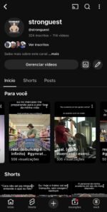 CONTA YOUTUBE C/ 324 DE INSCRITOS