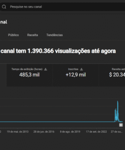 CANAL MONETIZADO EM INGLES COM RPM DE + DE $20 DÓLARS 12,2 mil inscritos