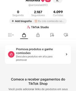 CONTA TIKTOK SHOP BR 2K