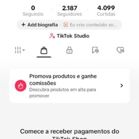 CONTA TIKTOK SHOP BR 2K