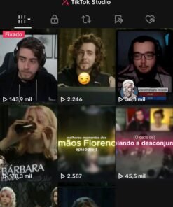 CONTA DO TIKTOK COM 1252 SEGUIDORES COM MUITAS VISUALIZAÇÕES