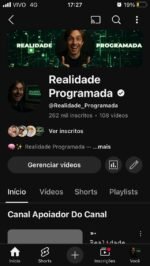 Canal Verificado Engajado 260k pra vender HOJE