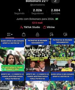 Canal TikTok Shop BR 2.025 Seguidores / Nicho Política