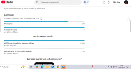 CANAL DE MUSICA COM 395 inscritos | QUASE MONETIZANDO JA BATEU AS 4 MIL HORAS - Imagem 5