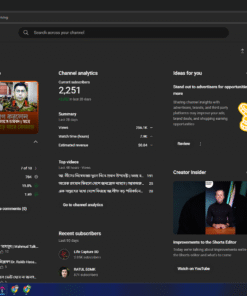 News Monetization Enabled Camera Content Channel 2,25 mil inscritos (HQ) Ajker Drishti