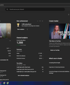 Health Monetization Enabled Camera Content Channel 1,38 mil inscritos(HQ) Fitness & Workout Tips