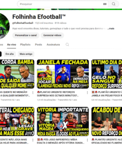 Canal Gamer Folhinha TV 13,5 mil inscritos