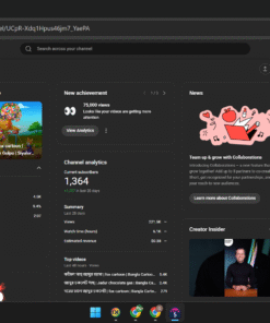 Animation Monetization Enabled Stories Channel com 1,37 mil inscritos (HQ) Mamuns Toon