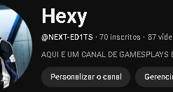 CANAL DO YOUTUBE COM 70 inscritos
