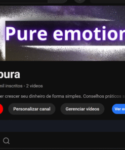 CANAL 1,2 mil inscritos Pure emotion