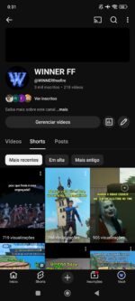 CANAL DE FF MEMES, 3K INSCRITOS