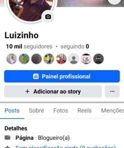 Página do Facebook +9k mil seguidores