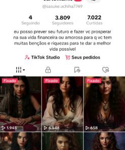 Conta TikTok com 3826 Seguidores | Cartomante