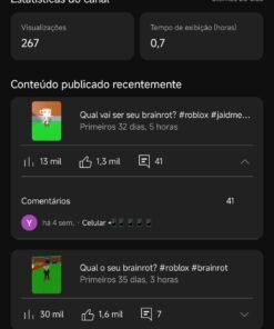 CANAL YOUTUBE 3000 INSCRITOS