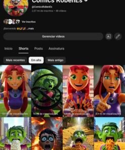 Canal Comics RobenEs com 2,37 Milhões de inscritos — Público espanhol neutro🇪🇸