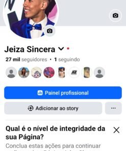Página do Facebook 27 mil seguidores