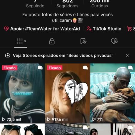 Conta Tik Tok barata com 739 Seguidores