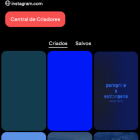 Conta Pinterest com 1,3 mil seguidores
