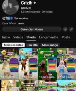CANAL YOUTUBE COM 9 MIL INSCRITOS
