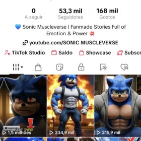 TIKTOK COM 53K DE SEGUIDORES CONTEÚDO EM INGLÊS