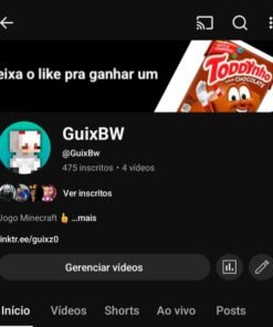 Canal com 475 incritos | nincho: Minecraft