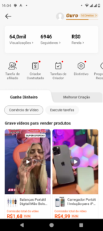 Conta de Kwai de 6,9 mil seguidores | 573 curtidas 64 mil visualização - Imagem 2