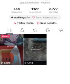 CONTA TIK TOK 1,1K de seguidores