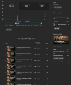 Canal Youtube com 337 inscritos | Reinício