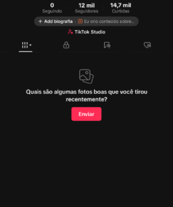 Tiktok monetizado com 12k Seguidores c