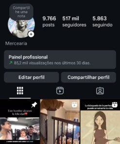 VENDO PERFIL DO INSTAGRAM COM 517 mil seguidores