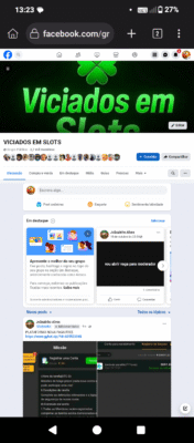Grupo de Facebook de divulgação de plataformas de aposta com 2,7 mil membros