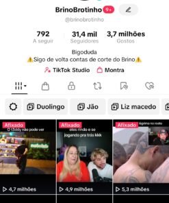 Conta Tiktok com 31,4 mil Seguidores | Monetizada com Tiktok shop
