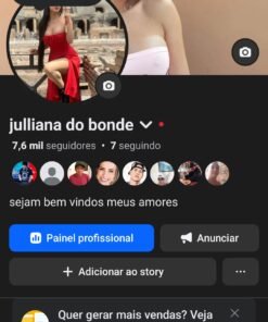 Página Facebook 7,6k de seguidores