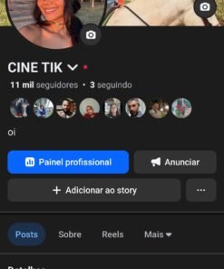 Página Facebook com 11k de seguidores