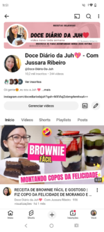 Canal de Confeitaria com 10mil inscritos