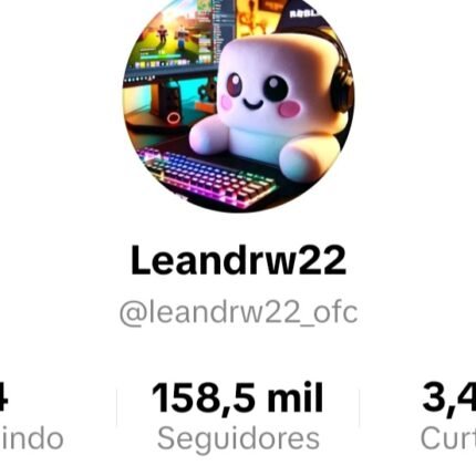 TIKTOK com 158,5 mil Seguidores