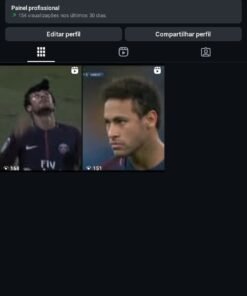 🏷️ Conta Instagram 519 Seguidores | Nicho Edits de Futebol (Neymar) — R$180~150