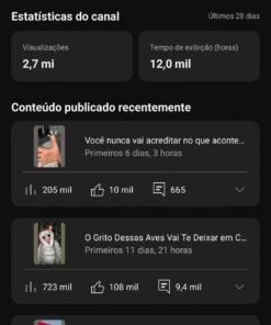 📢C𝗮𝗻𝗮𝗹 Dark de shorts, nicho Fatos e Curiosidades📊📈