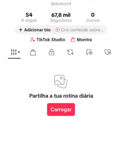 CONTA TIKTOK 67MIL SEGUIDORES MONETIZADO!!!
