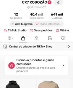 Vendo conta tiktok com 40,3k de seguidores monetizada com bom engajamento
