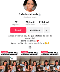 Conta TikTok MONETIZADA