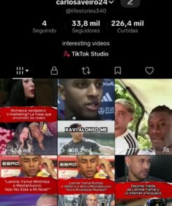Conta TikTok MONETIZADA (EUA e BR) 34K Seguidores