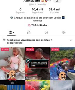 📱 Conta TIKTOK Brasileira, com 10.400 seguidores reais e ativos, vídeos já engajados e viralizando!